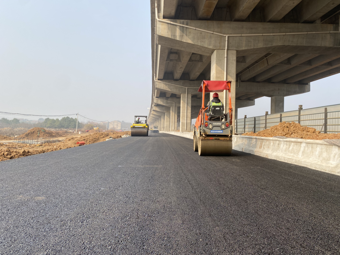 奮斗一線 ，獻(xiàn)禮元旦！高新八路項目又有“新”消息